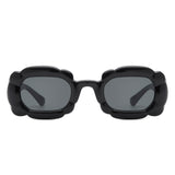 HS1268 - Square Thick Frame Geometric Irregular Fashion Wholesale Sunglasses