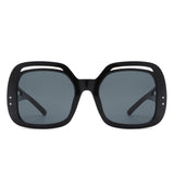 HS1231 - Women Square Large Double Frame Fashion Oversize Wholesale Sunglasses