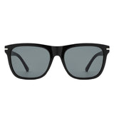 HS1325 - Square Fashion Horn Rimmed Tinted Wholesale Sunglasses