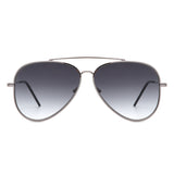 J1006 - Classic Brow-Bar Retro Fashion Wholesale Aviator Sunglasses