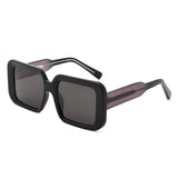 PIC3003 - Oversize Fashion Square Flat Top Polarized Women Wholesale Sunglasses
