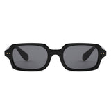 HS1432 - Slim Rectangle Narrow Fashion Sunglasses