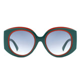 HS2189 - Oversize Luxurious Fashion Women Round Wholesale Sunglasses