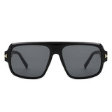 HS1372 - Square Oversize Sleek Tinted Retro Wholesale Sunglasses