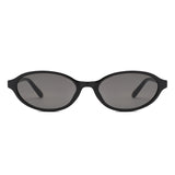 HS2234 - Slim Retro Oval Fashion Color-Tint Wholesale Sunglasses