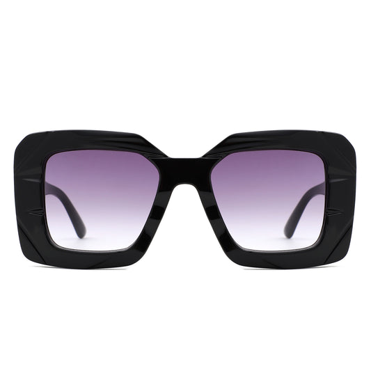 HS1373 - Square Oversized Bold Fashion Women Wholesale Sunglasses