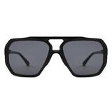 HS2268 - Women Oversized Square Fashion Aviator Sunglasses