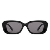 S1250 - Square Retro Thick Frame Geometic Wholesale Sunglasses
