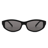 HS2260 - Slim Retro Rectangle Sunglasses