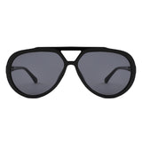 HS2269 - Round Oversized Fashion Aviator Sunglasses