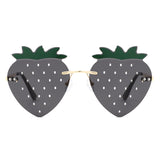 HW2063 - Summer Party Novelty Colored Wholesale Strawberry Sunglasses