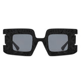 HS1318 - Geometric Modern Chunky Fashion Square Wholesale Sunglasses