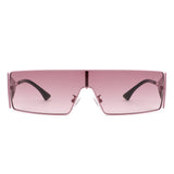HJ3033 - Rectangle Retro Wrap Around Fashion Square Wholesale Sunglasses