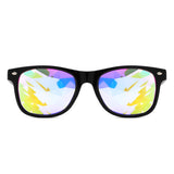 067 - Square Reto Mirrored Prism Lens Sunglasses