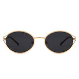 HJ2152 - Vintage Round Metal Color Tint Lenses Sunglasses - Iris Fashion