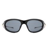 HS2169 - Rectangle Wrap Around Fashion Irregular Oval Wholesale Sunglasses