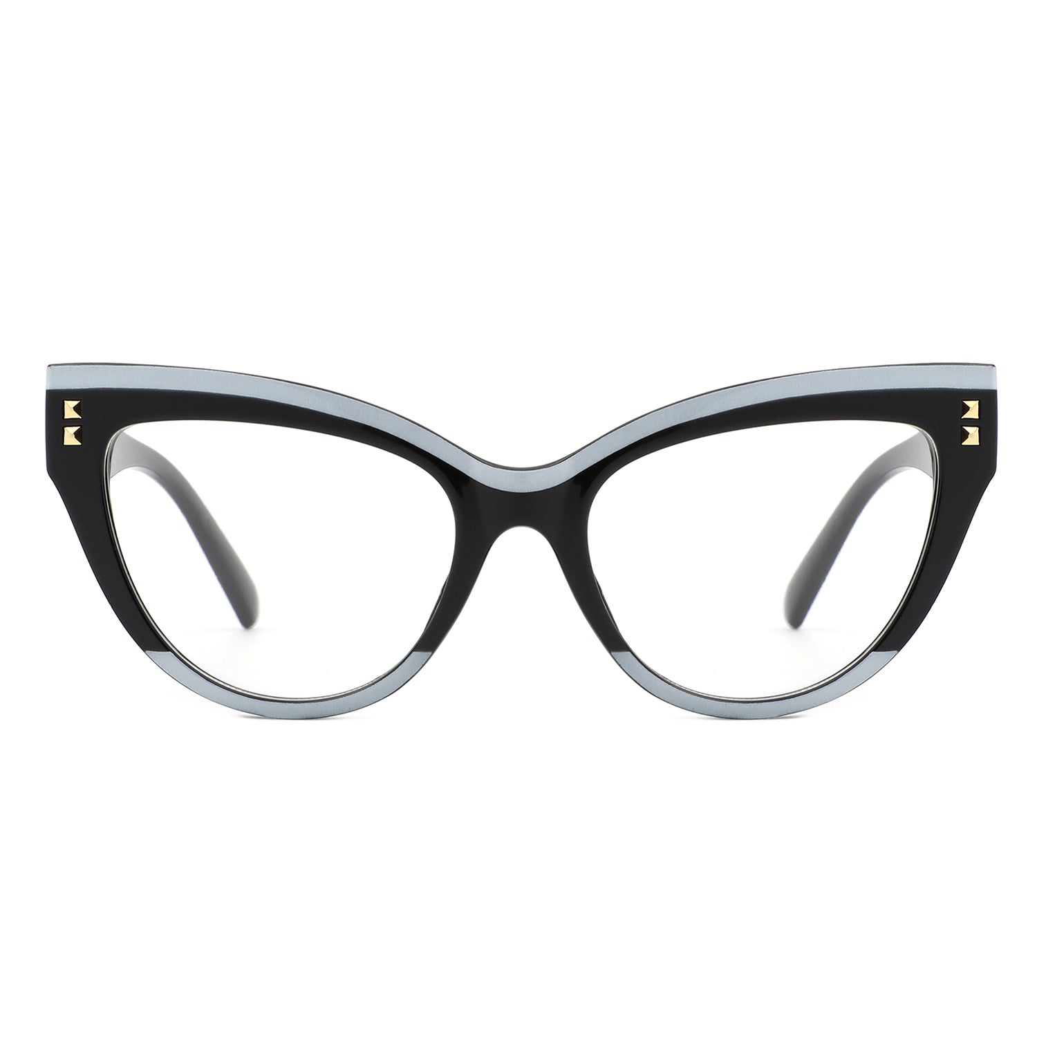 HS1304 - Women Double Tone Frame Anti Blue Light Wholesale Glasses - Iris Fashion