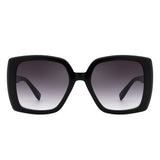 S2139 - Oversize Flat Top Square Women Fashion Wholesale Sunglasses