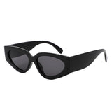 HS1365 - Retro Narrow 90s Inspired Bold Cat Eye Wholesale Sunglasses