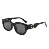 HS1364 - Rectangle Vintage Thick Frame Retro Wholesale Sunglassses