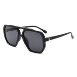 HS2268 - Women Oversized Square Fashion Aviator Sunglasses