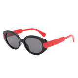 HS1394 - Retro Oval Fashion Tinted Wholesale Sunglasses