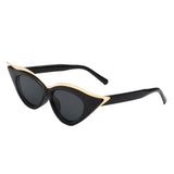 HS1237 - Women Round Fashion Cat Eye Wholesale Sunglasses