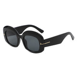 HS1431 - Oversized Square Retro Fashion Women Sunglasses
