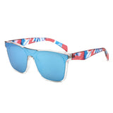 FS1004 - Oversized Square Mirror Lens Fashion Wholesale Sunglasses