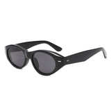 HS2215 - Chunky Retro Oval Color Tint Cat Eye Wholesale Sunglasses