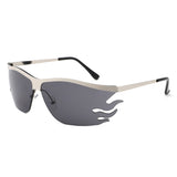 HJ2085 - Rimless Modern Tinted Lens Square Wholesale Sunglasses