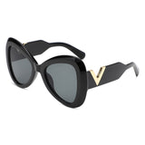 HS1387 - Oversize Bold Fashion Women Cat Eye Wholesale Sunglasses