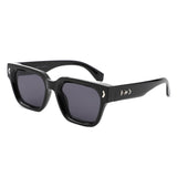 S2141 - Retro Bold Fashion Square Wholesale Sunglasses