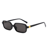 HS1423 - Rectangle Slim Modern Square Sunglasses - Iris Fashion