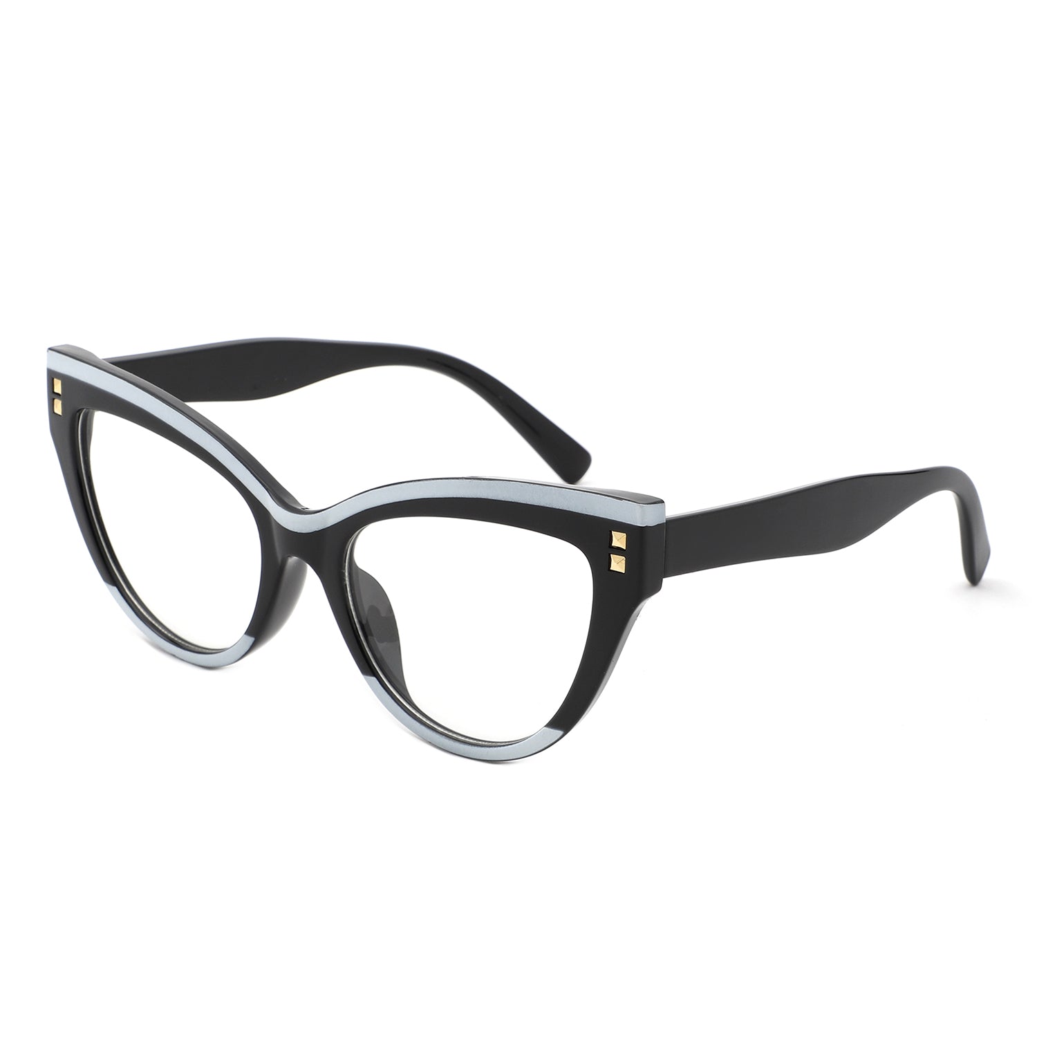 HS1304 - Women Double Tone Frame Anti Blue Light Wholesale Glasses - Iris Fashion