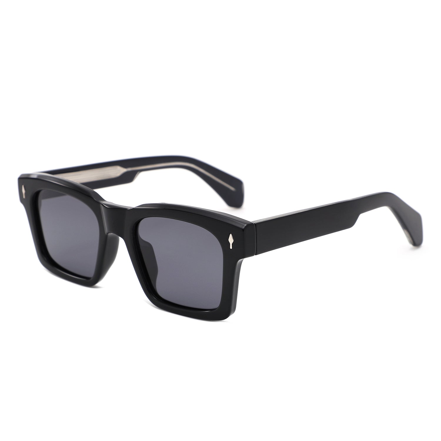 P/C009 - Retro Bold Modern Fashion Square Wholesale Sunglasses - Iris Fashion