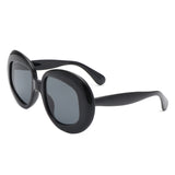 HS1278 - Oversize Geometric Oval Fashion Women Round Wholesale Sunglasses