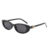 HS2210 - Slim Retro Oval Fashion Narrow Women Wholesale Sunglasses