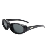 HS1275 - Rectangle Retro Chic Oval Fashion Wholesale Sunglasses