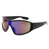 S1258 - Oversize Sport Wraparound Shield Wholesale Sunglasses