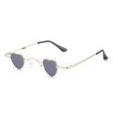 HJ1002 - Small Metal Heart Shaped Tinted Mini Color Pop Wholesale Sunglasses