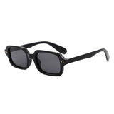 HS1432 - Slim Rectangle Narrow Fashion Sunglasses