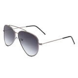 J1006 - Classic Brow-Bar Retro Fashion Wholesale Aviator Sunglasses
