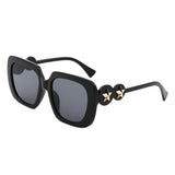 HS2200 - Oversized Square Star Design Women Fashion Wholesale Sunglasses