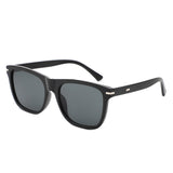 HS1325 - Square Fashion Horn Rimmed Tinted Wholesale Sunglasses