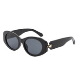 HS2186 - Women Round Chunky Sleek Oval Wholesale Sunglasses
