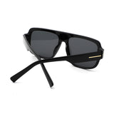 HS1372 - Square Oversize Sleek Tinted Retro Wholesale Sunglasses