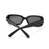 HS2220 - Chunky Retro Rectangle Geometric Fashion Wholesale Sunglasses