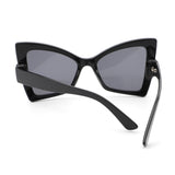 HS2180 - Oversize High Pointed Triangle Cat Eye Wholesale Sunglasses