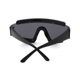 HS2195 - Futuristic Shield Oversize Wraparound Visor Wholesale Sunglasses